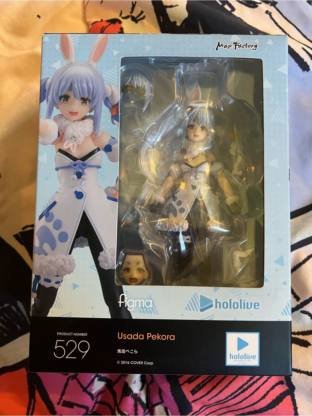 Figma Usada Pekora Figure - White & Blue